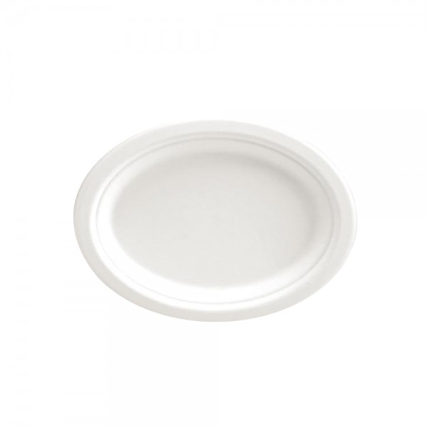 Teller Oval weiß 26,5 x 20 cm