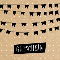 Gutschein-Klappkarte Flags Nature