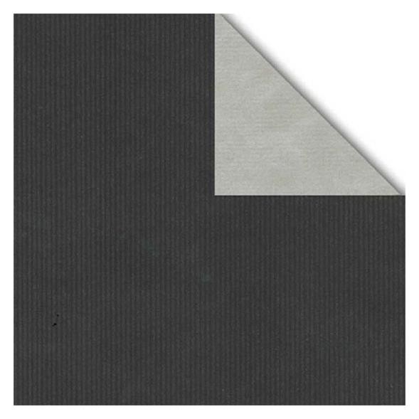 Stewo Geschenkpapier Bogen 70x100 cm schwarz/silber