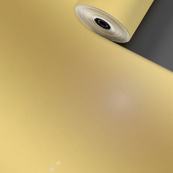 Stewo Geschenkpapier Rolle 50cm 100Meter Uni Lux Gold