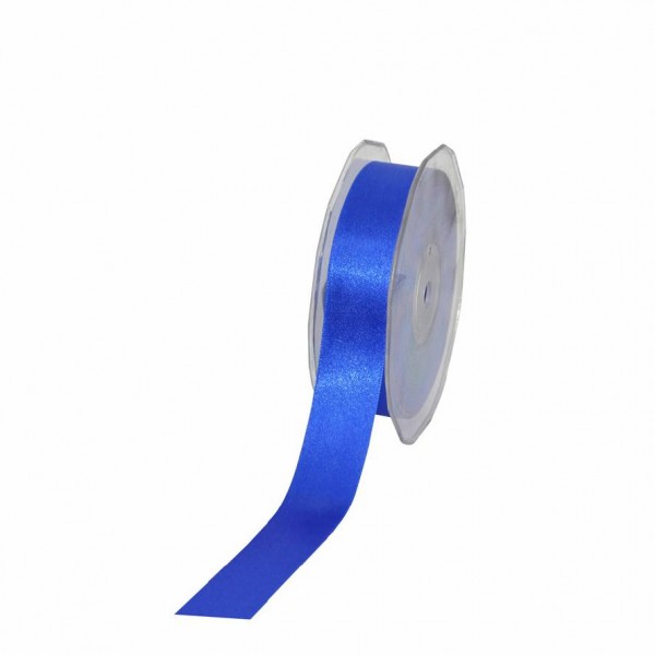 Geschenkband Doppelsatin 25mm/25Meter blau