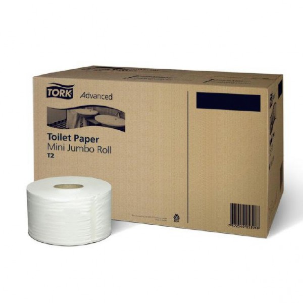 Toilettenpapier Mini Jumbo 2 lag. hochweiß 110253