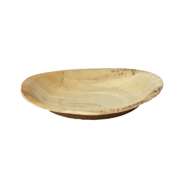 Teller rund aus Palmblatt Ø 30 cm, 2,5 cm tief