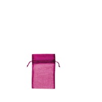 Organza Säckchen 9 x 12 cm - pink