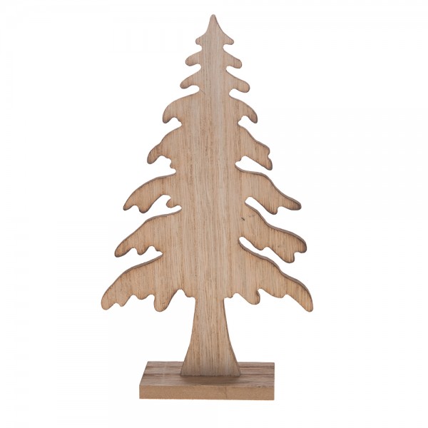 Weihnachtsbaum aus Holz 13x5x24cm Samu