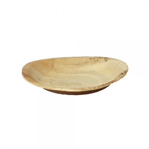 Teller rund aus Palmblatt Ø 26 cm, 2,5 cm tief