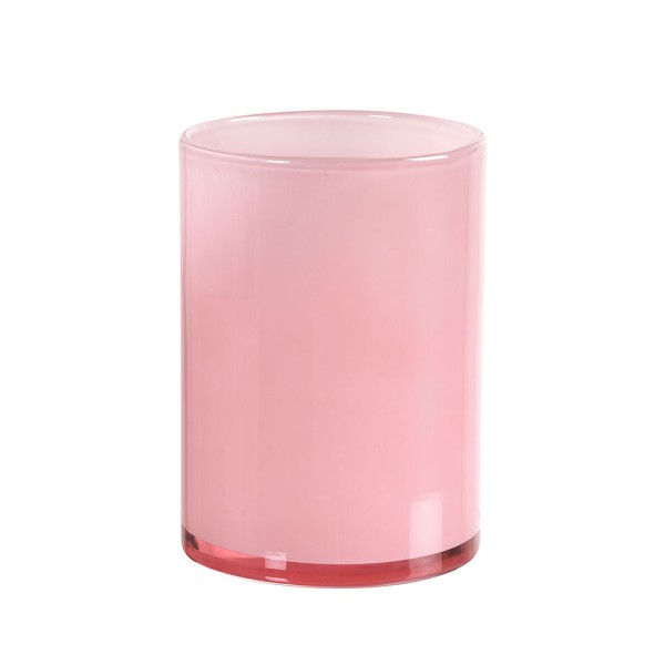 DUNI Kerzenglas Silky 115 x 85 mm Pink